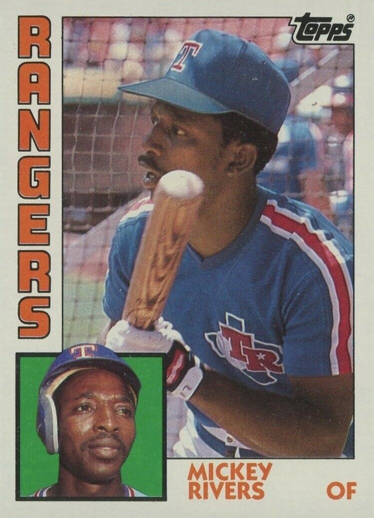 1984 Topps Mickey Rivers #504 Baseball Card