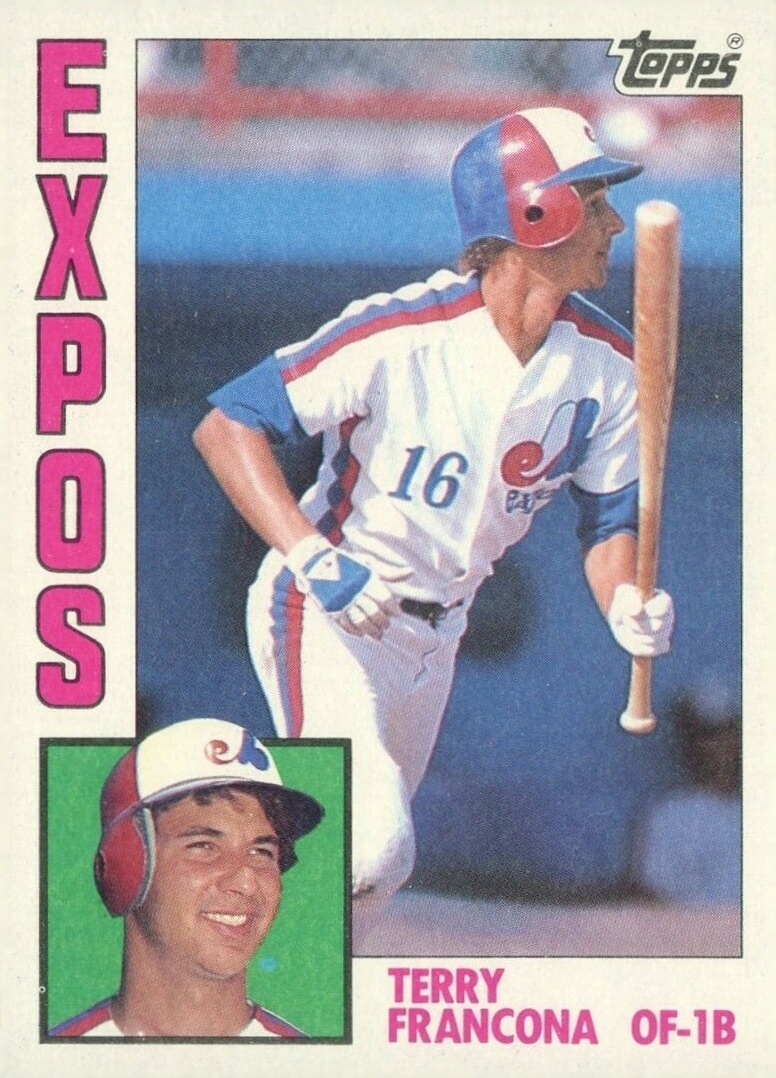 1984 Topps Terry Francona #496 Baseball Card