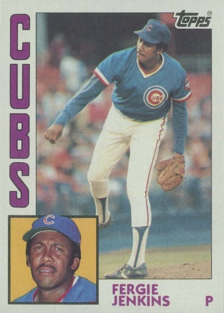 1984 Topps Fergie Jenkins #483 Baseball Card