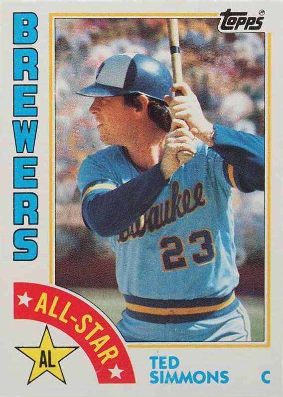 1984 Topps Ted Simmons (All-Star) #404 Baseball Card