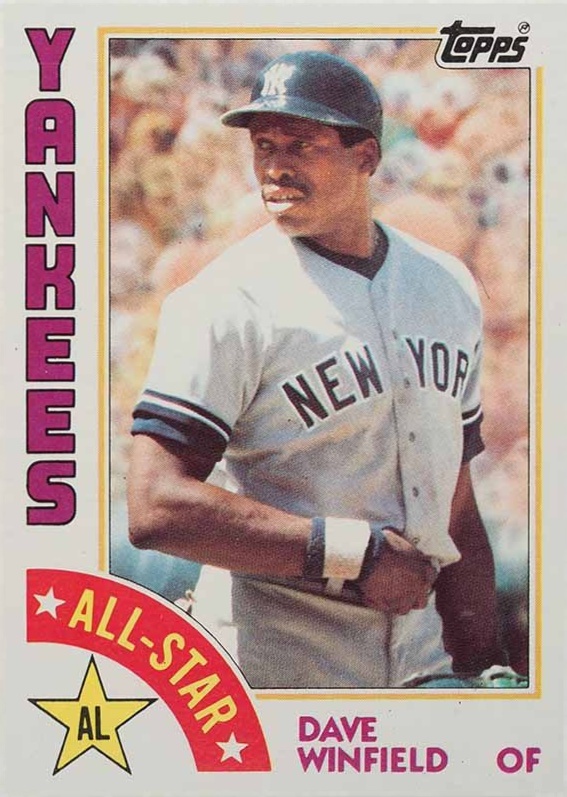 1984 Topps Dave Winfield (All-Star) #402 Baseball Card