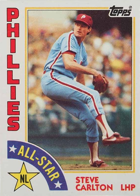 1984 Topps Steve Carlton (All-Star) #395 Baseball Card