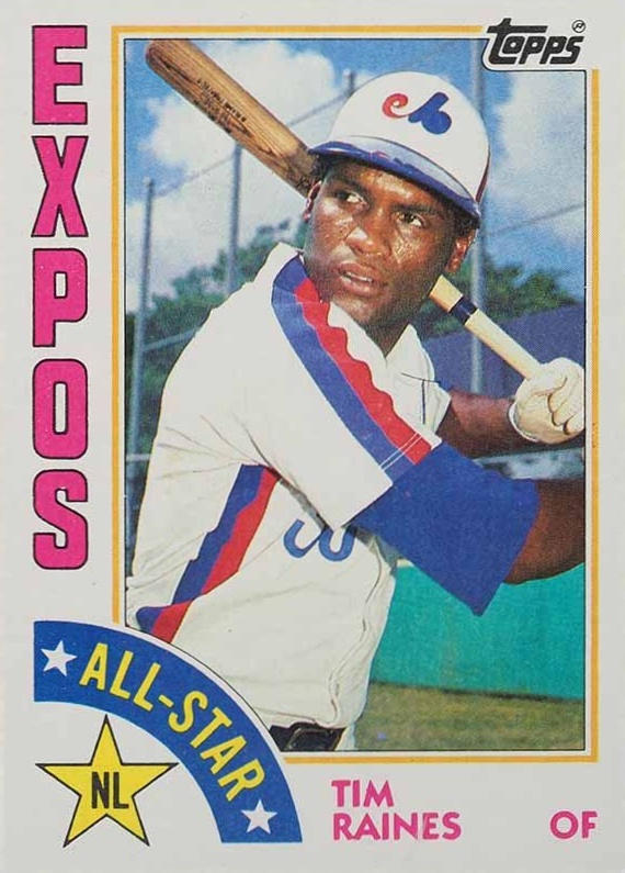 1984 Topps Tim Raines (All-Star) #390 Baseball Card