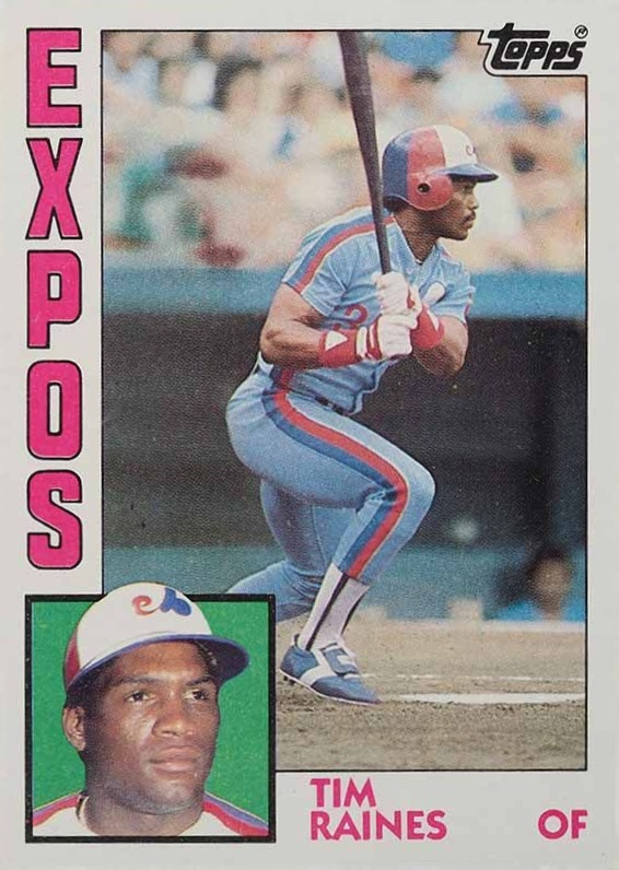 1984 Topps Tim Raines #370 Baseball Card