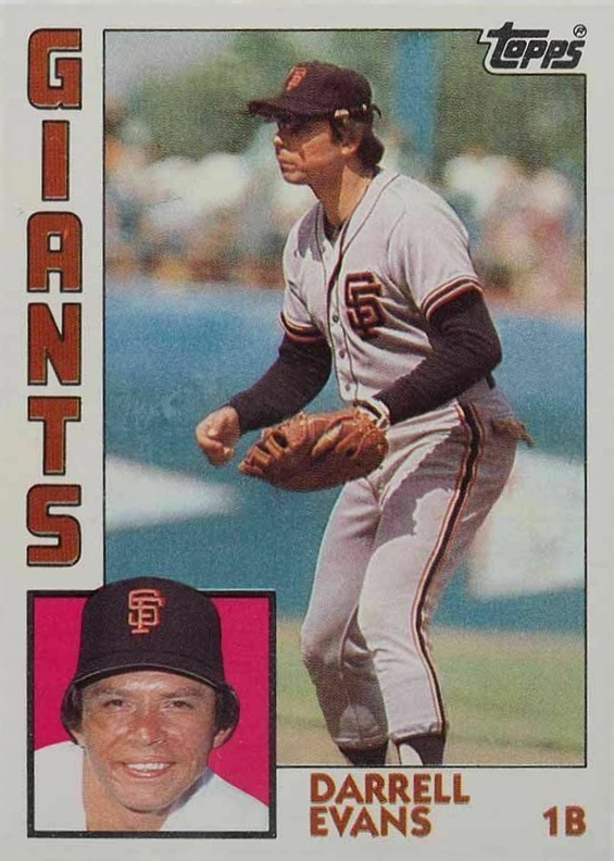 1984 Topps Darrell Evans #325 Baseball Card