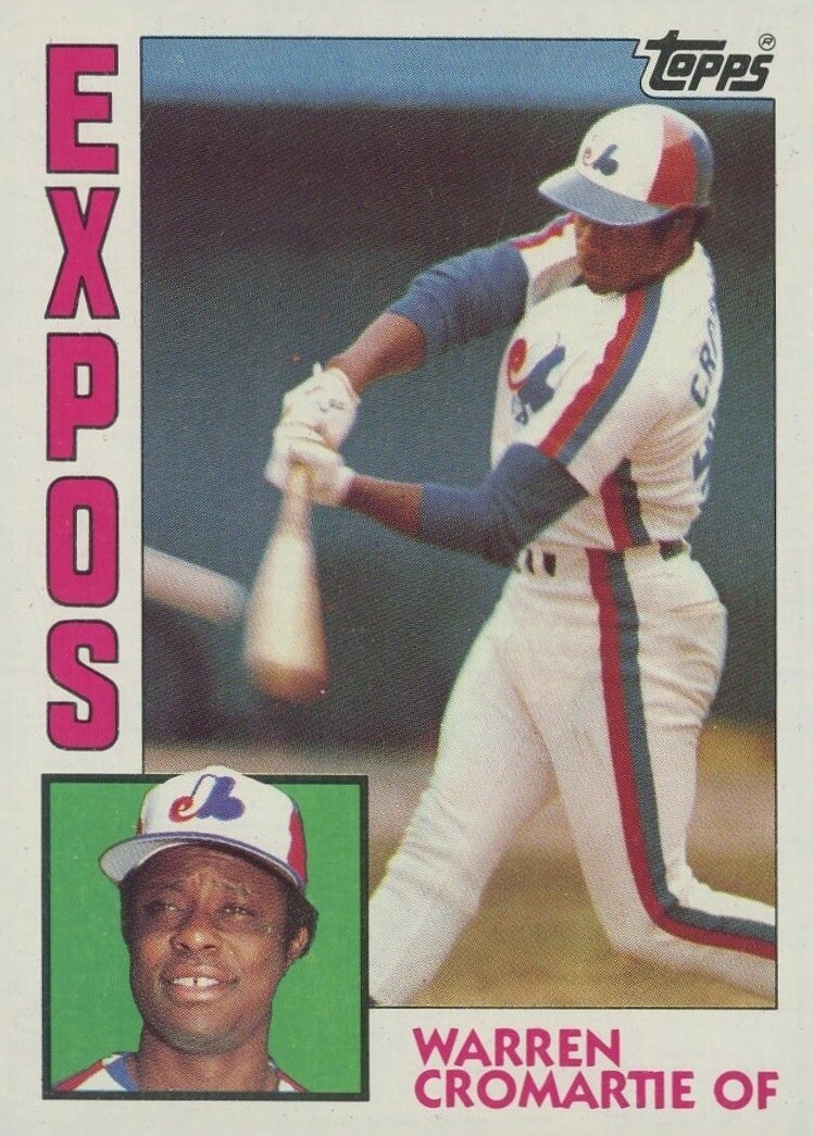 1984 Topps Warren Cromartie #287 Baseball Card