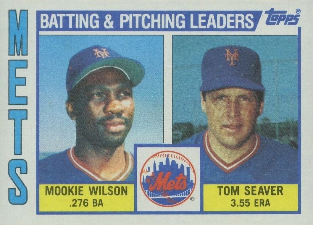 1984 Topps Mets Batting & Pitching Leaders #246 Baseball Card