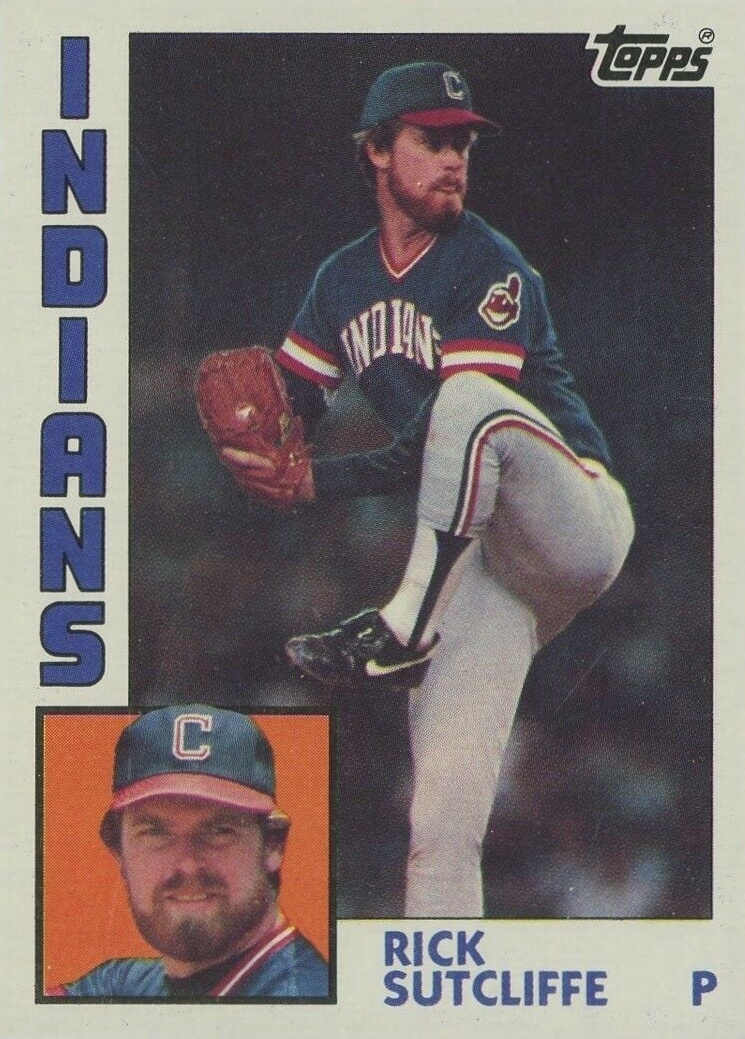 1984 Topps Rick Sutcliffe #245 Baseball Card