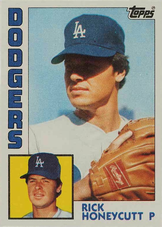 1984 Topps Rick Honeycutt #222 Baseball Card