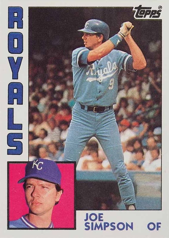 1984 Topps Joe Simpson #219 Baseball Card