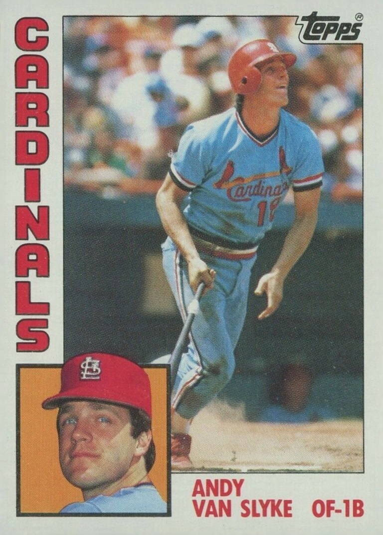 1984 Topps Andy Van Slyke #206 Baseball Card