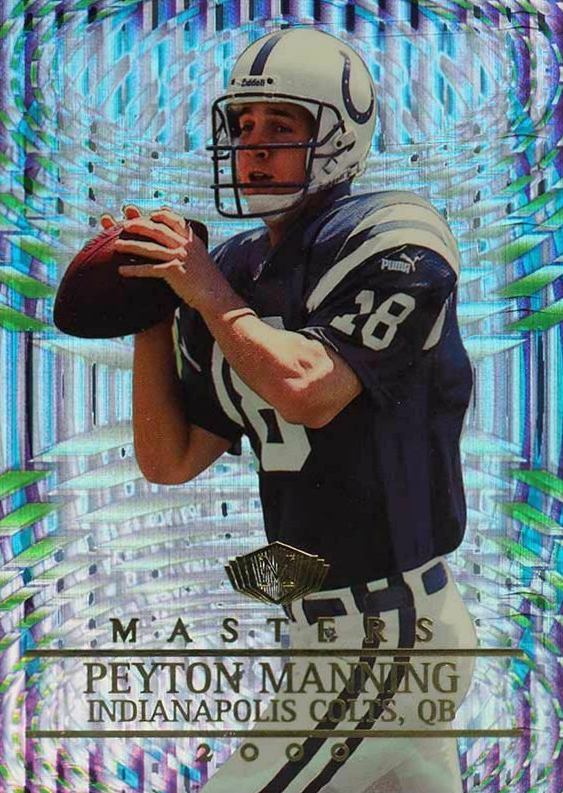 2000 Collector's Edge Masters Peyton Manning #76 Football Card