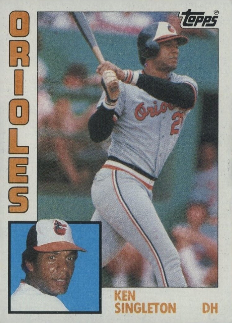 1984 Topps Ken Singleton #165 Baseball Card