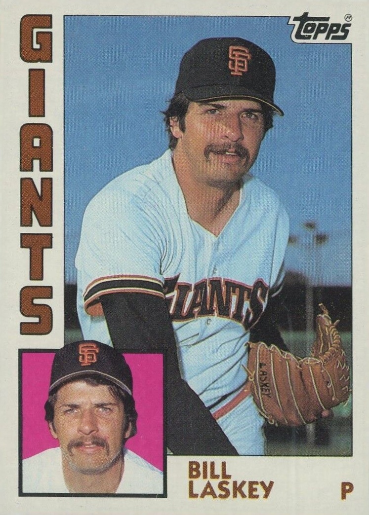1984 Topps Bill Laskey #129 Baseball Card