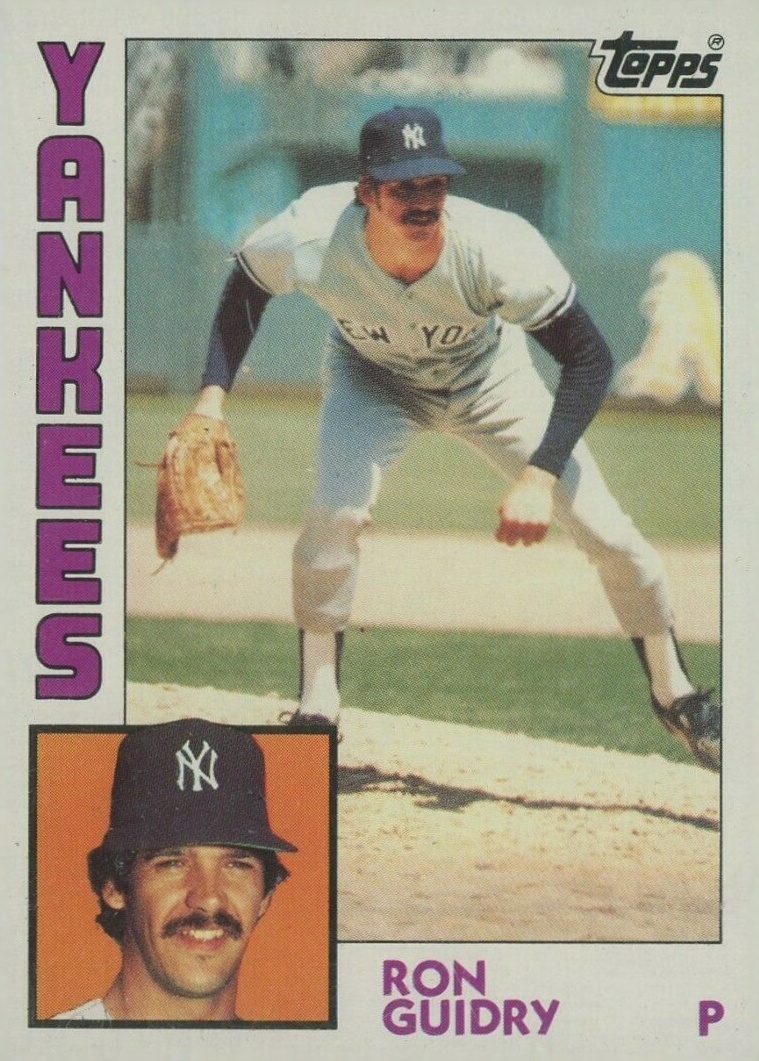 1984 Topps Ron Guidry #110 Baseball Card