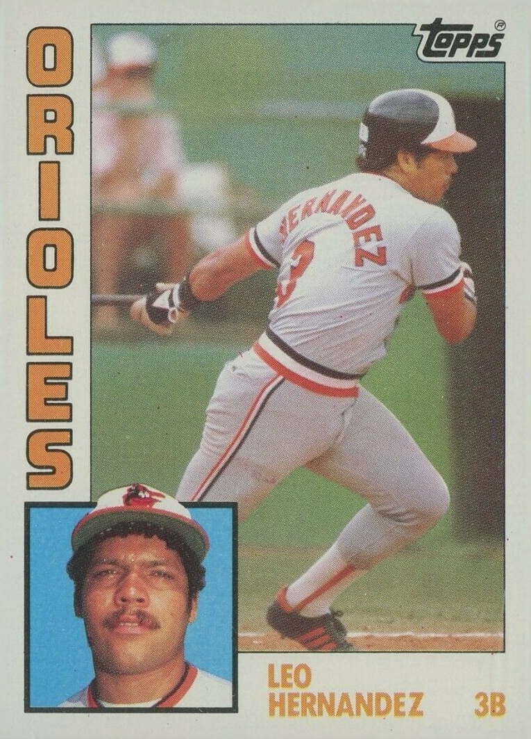 1984 Topps Leo Hernandez #71 Baseball Card