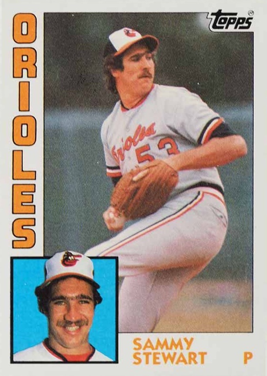 1984 Topps Sammy Stewart #59 Baseball Card