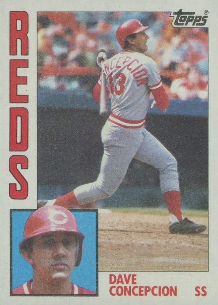 1984 Topps Dave Concepcion #55 Baseball Card