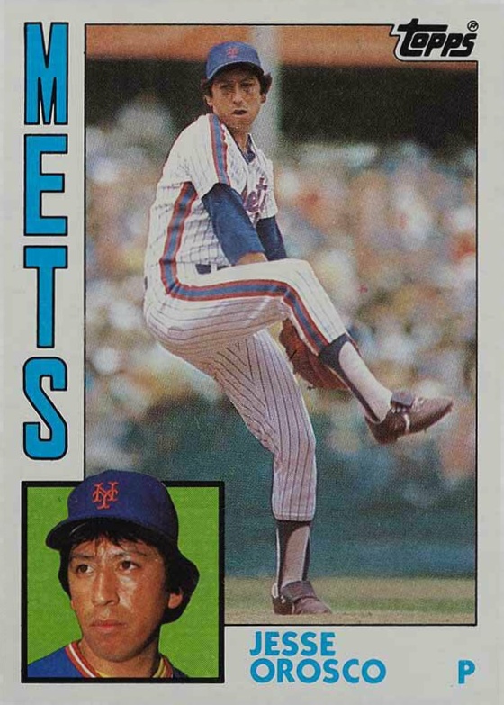 1984 Topps Jesse Orosco #54 Baseball Card