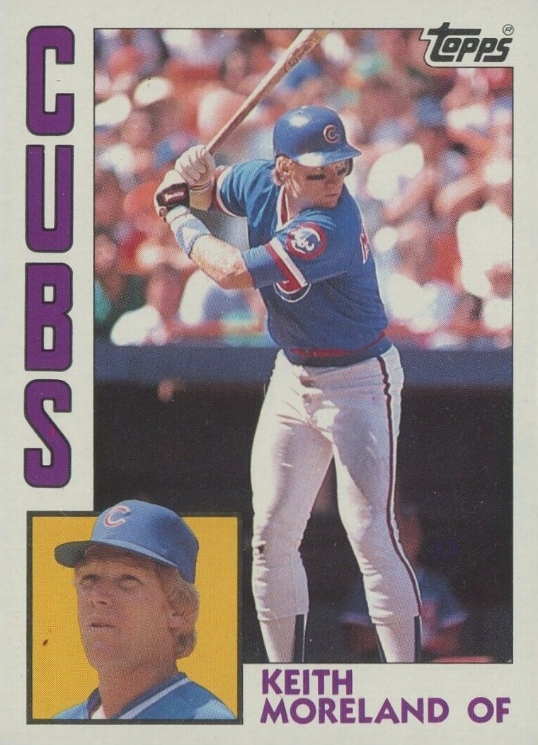 1984 Topps Keith Moreland #23 Baseball Card