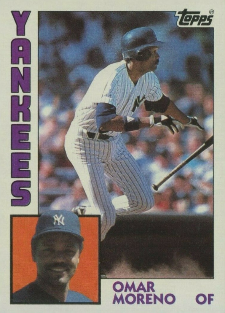 1984 Topps Omar Moreno #16 Baseball Card