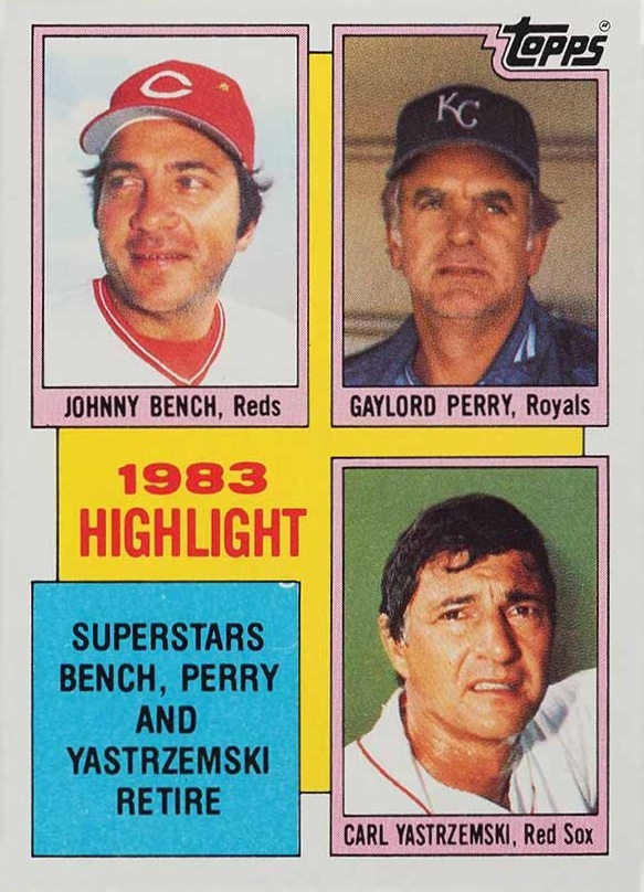1984 Topps 1983 Highlight #6 Baseball Card