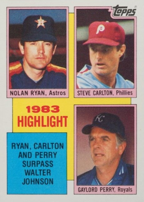 1984 Topps 1983 Highlight #4 Baseball Card