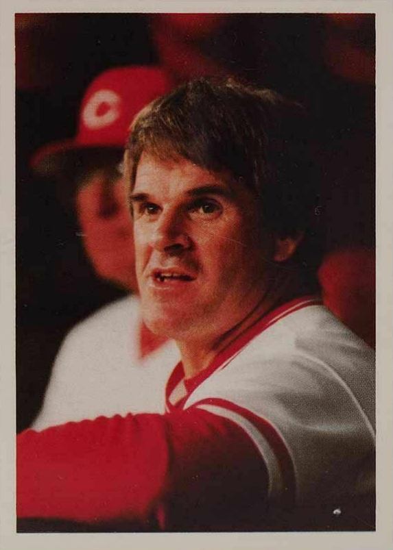 1986 Topps Pete Rose Set Pete Rose #84 Baseball Card