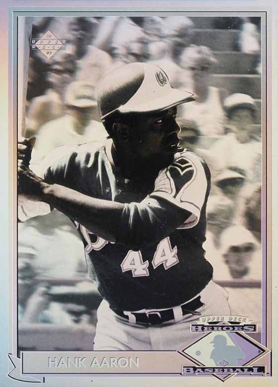 1991 Upper Deck Hank Aaron #HH1 Baseball Card