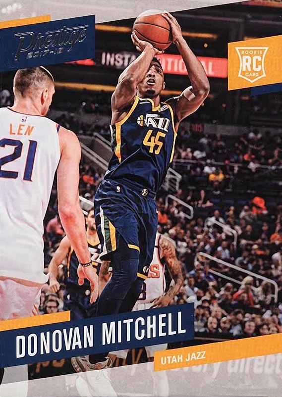 2017 Panini Prestige Donovan Mitchell #163 Basketball Card