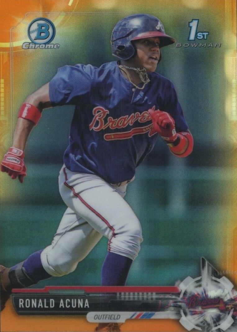 2017 Bowman Prospects Ronald Acuna Jr. #BCP127 Baseball Card