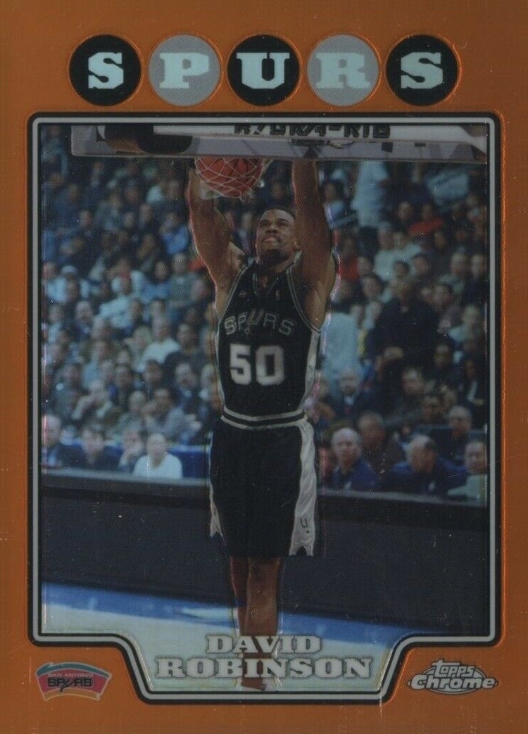 2008 Topps Chrome David Robinson #173 Basketball Card