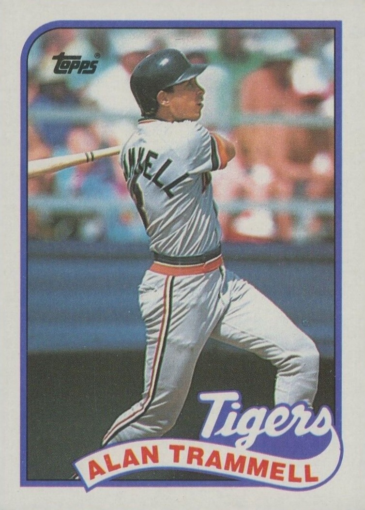 1989 Topps Alan Trammell #770 Baseball Card