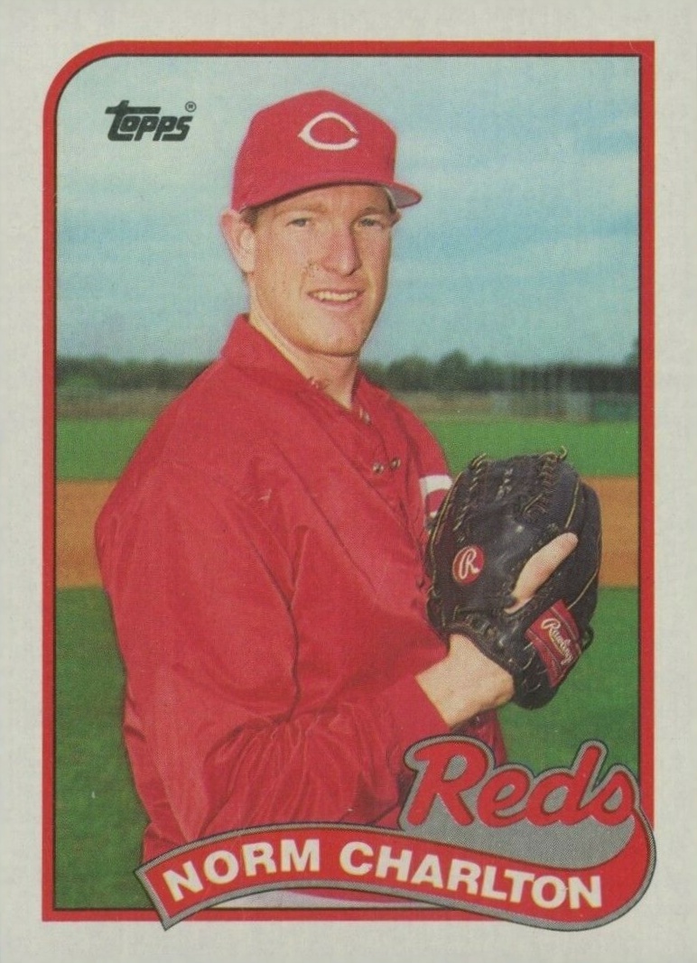1989 Topps Norm Charlton #737 Baseball Card