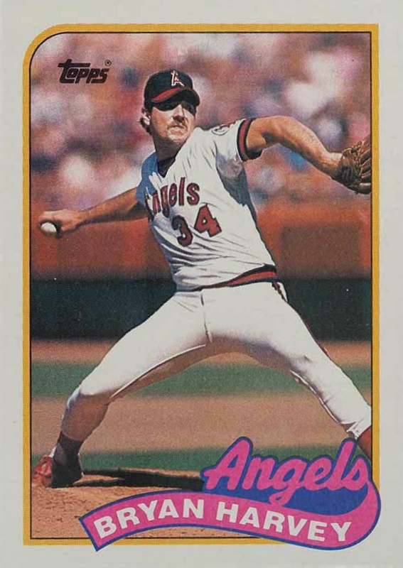 1989 Topps Bryan Harvey #632 Baseball Card