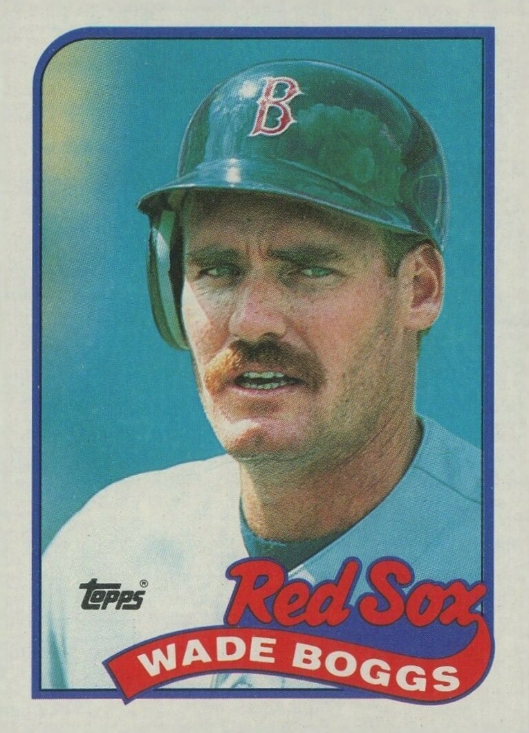 1989 Topps Wade Boggs #600 Baseball Card
