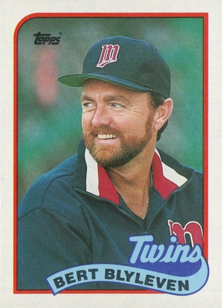 1989 Topps Bert Blyleven #555 Baseball Card