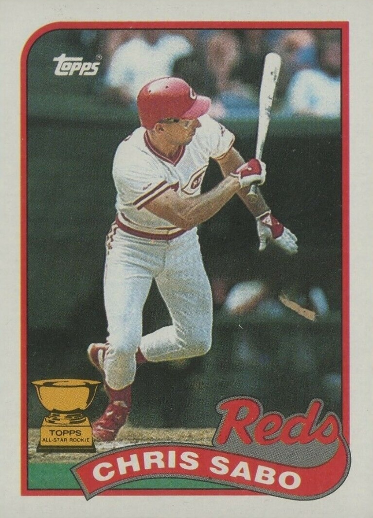  1989 Bowman #309 Chris Sabo RC Rookie Cincinnati Reds