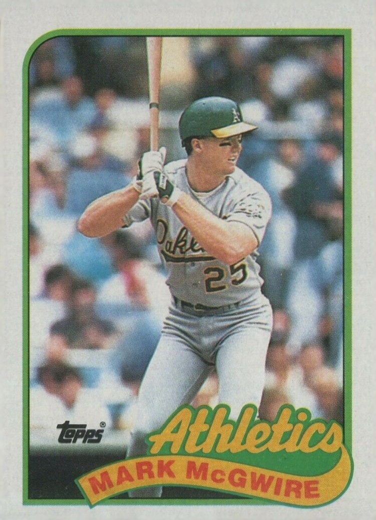 1989 Topps Mark McGwire #70 Baseball Card