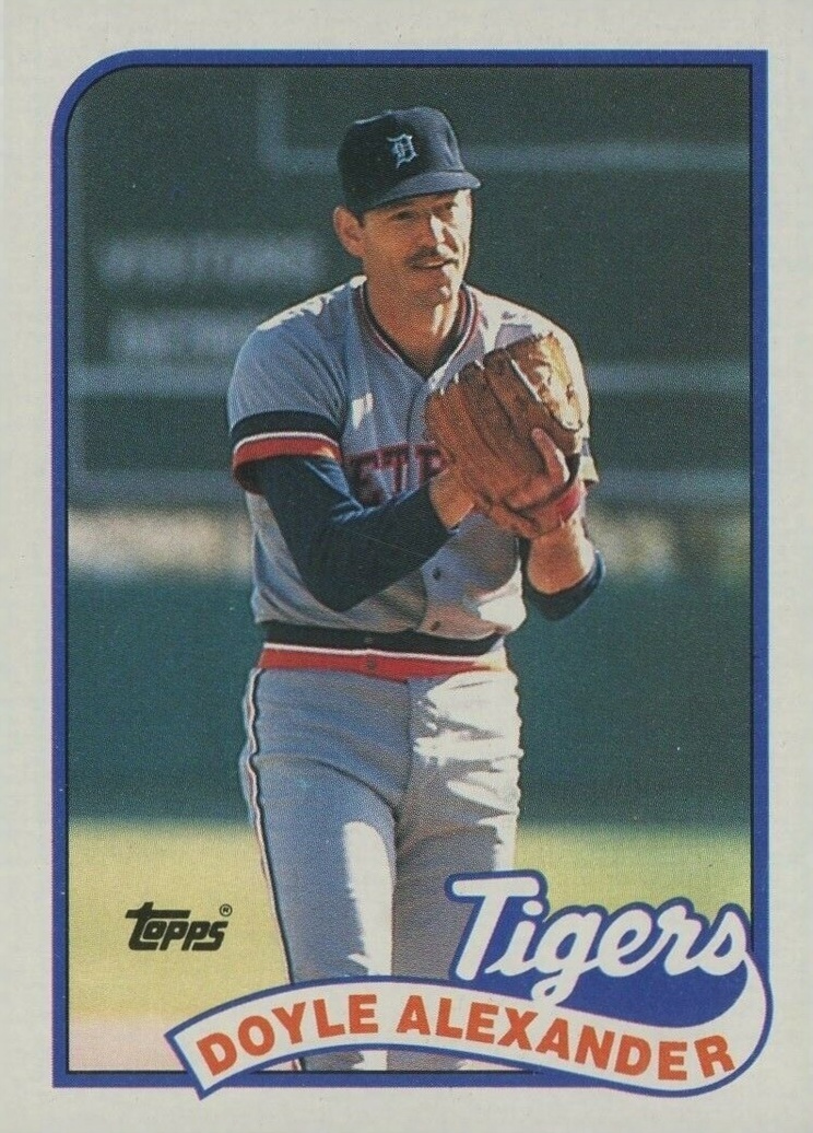 1989 Topps Doyle Alexander #77 Baseball Card