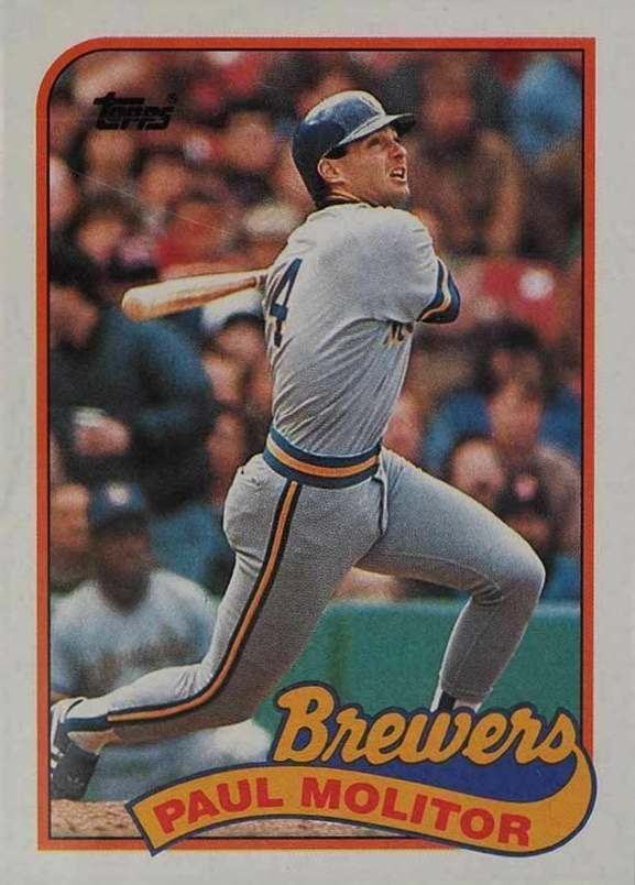 1989 Topps Paul Molitor #110 Baseball Card