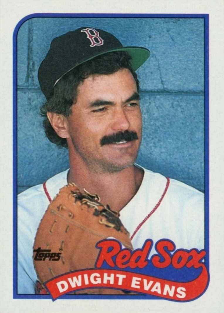 1989 Topps Dwight Evans #205 Baseball Card