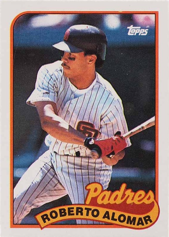 1989 Topps Roberto Alomar #206 Baseball Card