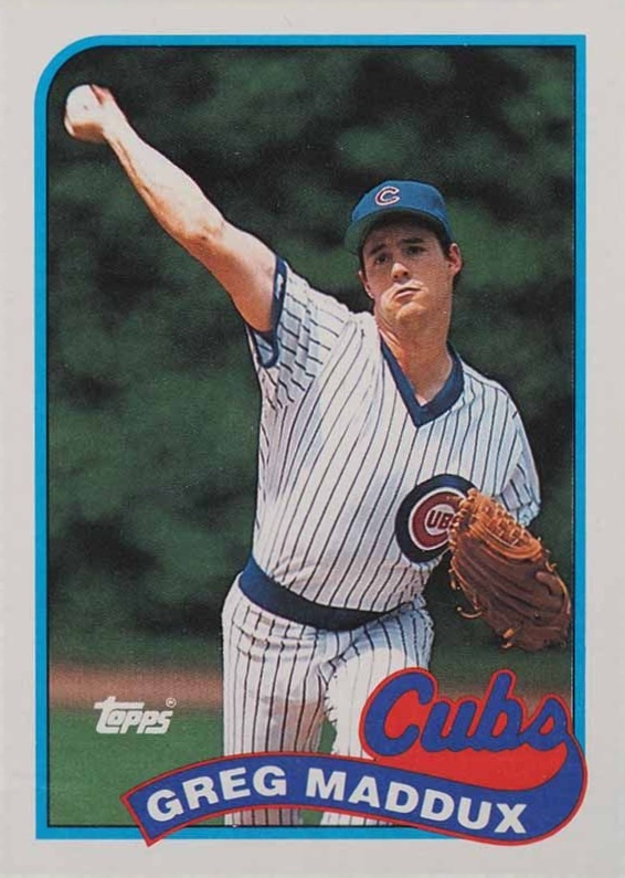 1989 Topps Greg Maddux #240 Baseball Card