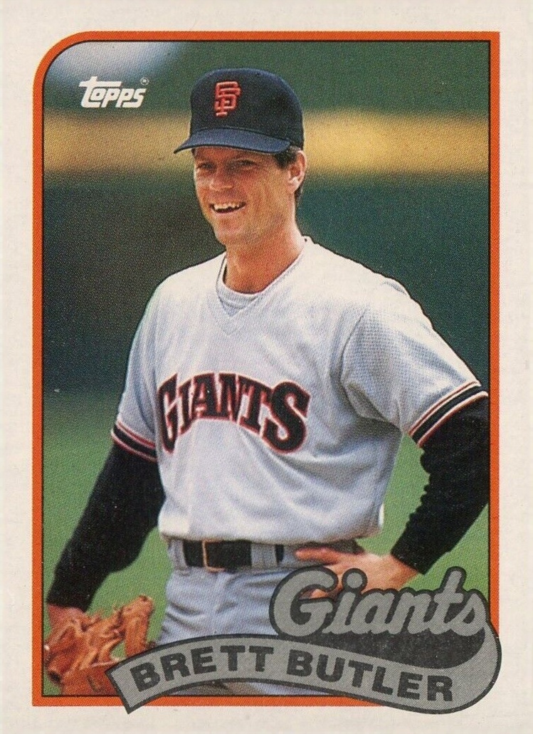 1989 Topps Brett Butler #241 Baseball Card