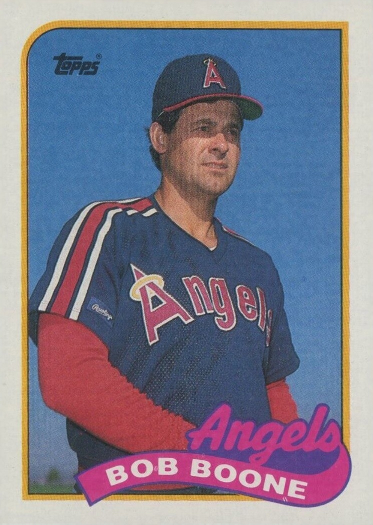 1989 Topps Bob Boone #243 Baseball Card
