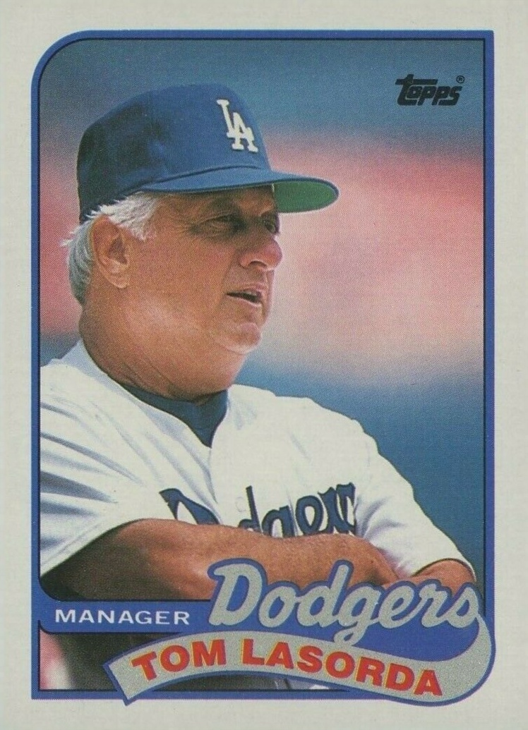 1989 Topps Tom Lasorda #254 Baseball Card