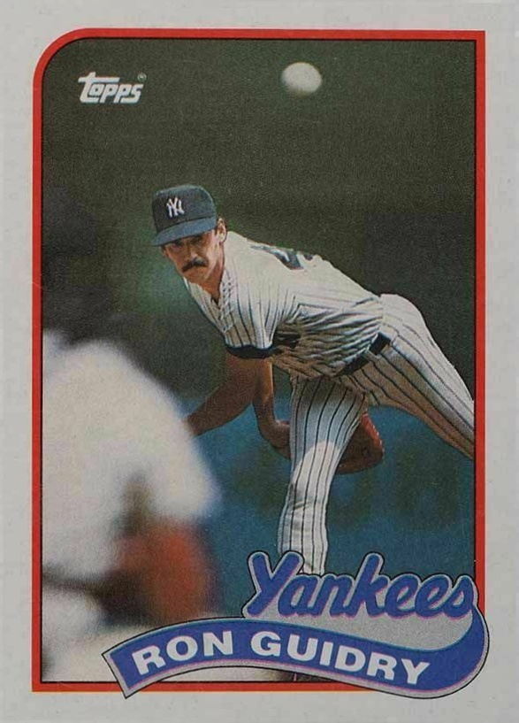 1989 Topps Ron Guidry #255 Baseball Card