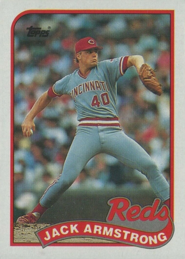 1989 Topps Jack Armstrong #317 Baseball Card