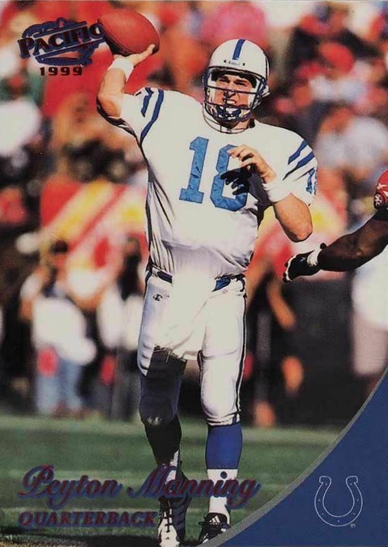 1999 Pacific Peyton Manning #169 Football Card